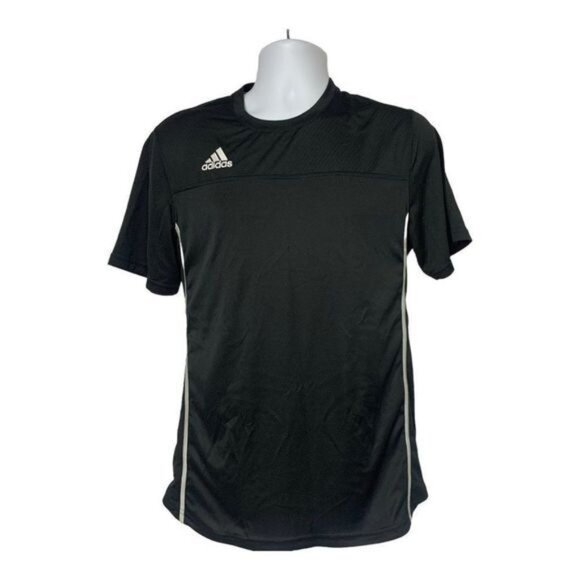 Adidas Mens ClimaCool Black & White T-Shirt Size S Athletic Shirt - Picture 1 of 7